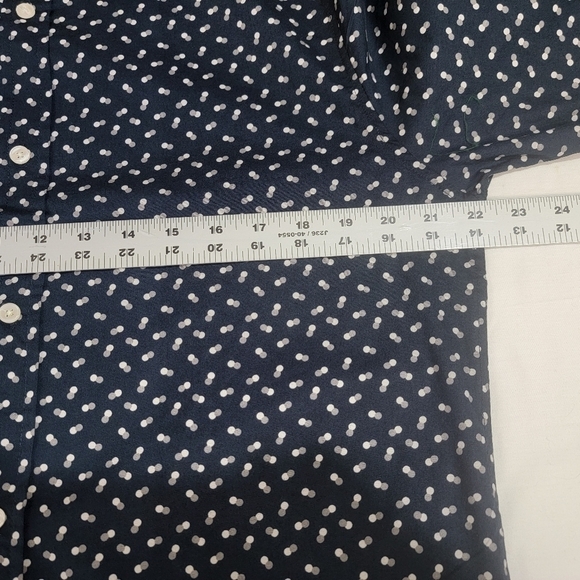 Julian & Mark Men's Large Tall Ryan Geo Dot Print Long Sleeve Button Up Shirt - Picture 5 of 14